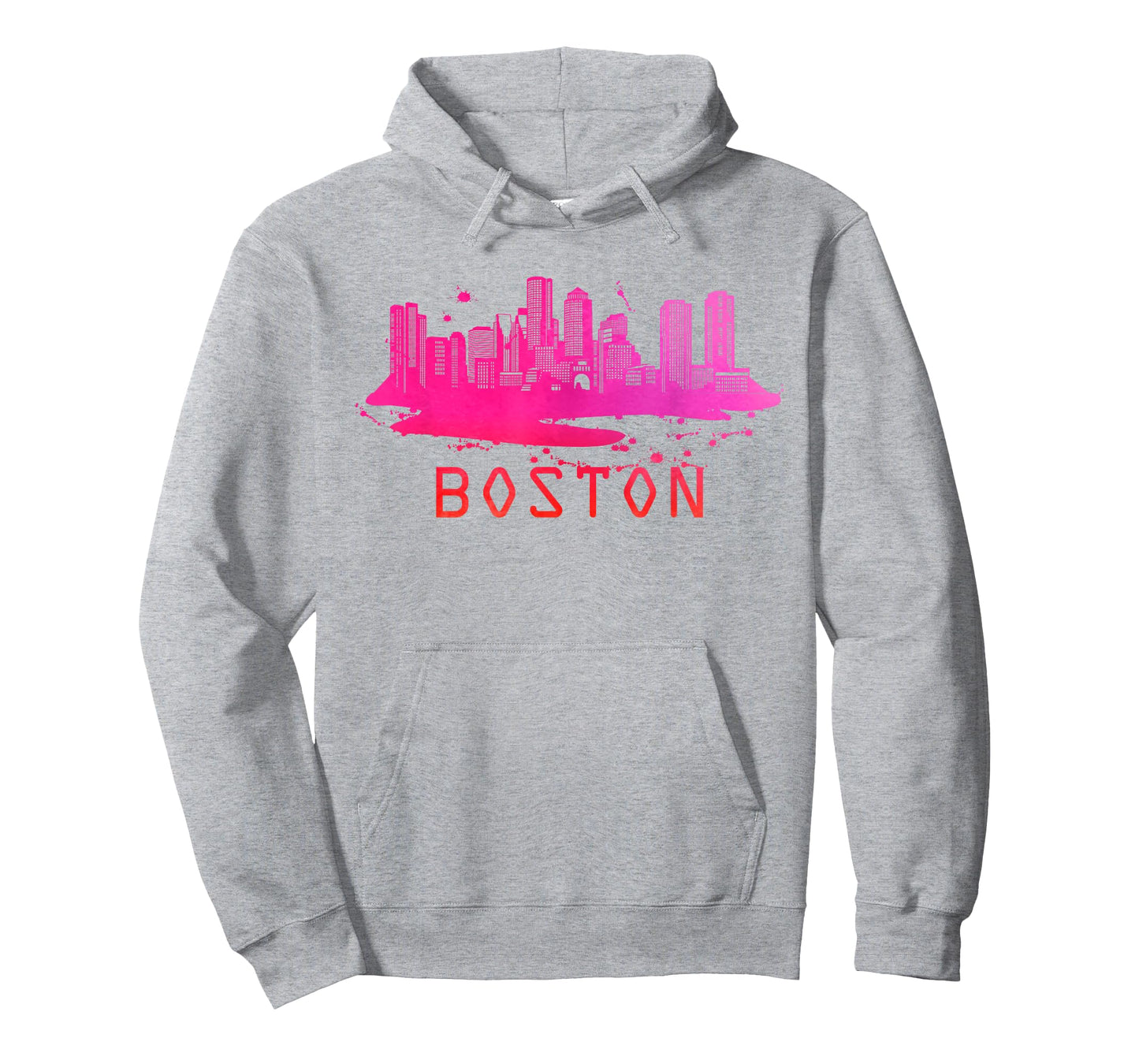 Modern Boston Cityscape - Boston Massachusetts Skyline T-Shirt