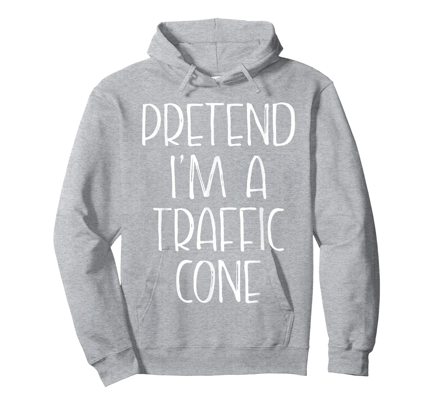 Pretend I'm A Traffic Cone Halloween Costume Group Matching T-Shirt