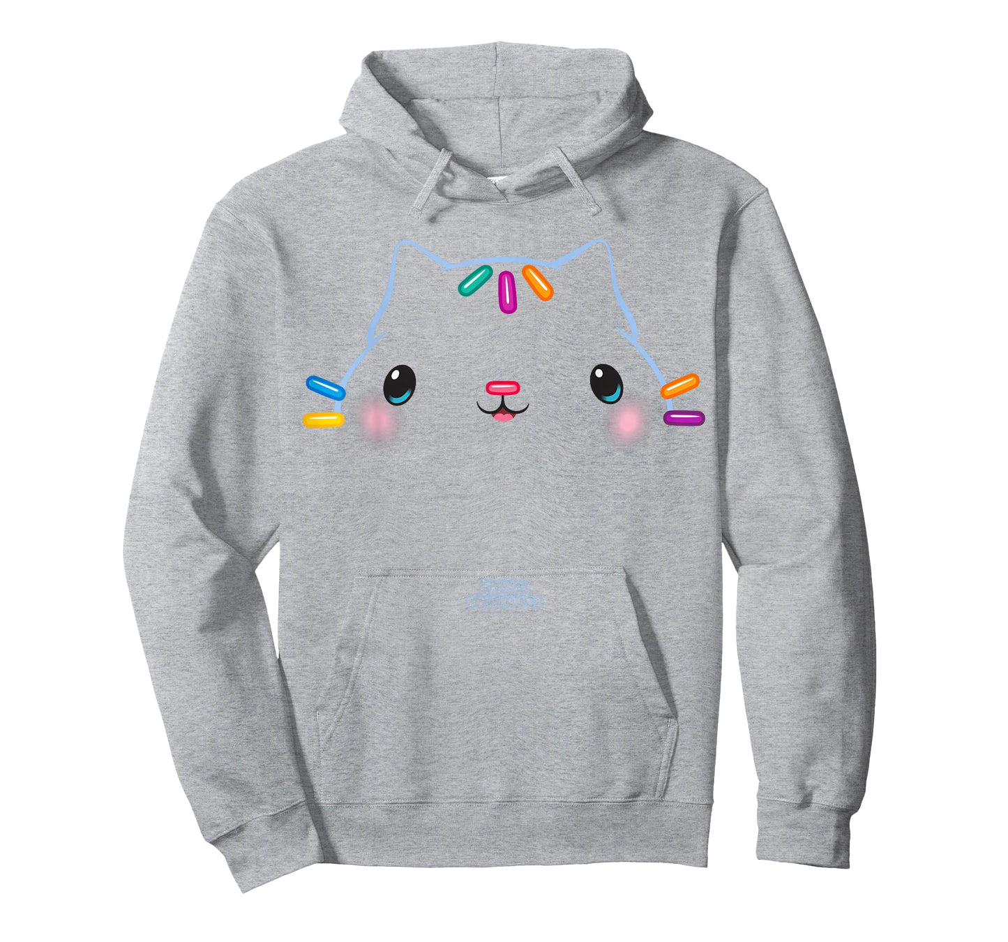 DreamWorks Gabby's Dollhouse Cakey Cat Big Face Halloween T-Shirt