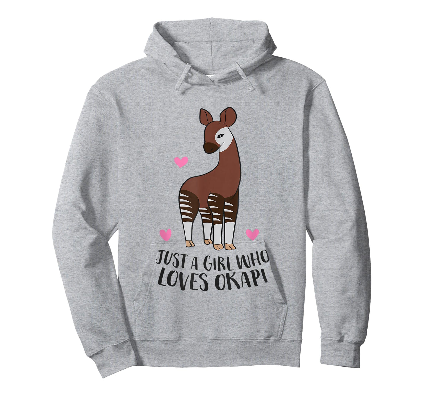 Cute Okapi Girl Just a Girl Who Loves Okapis T-Shirt