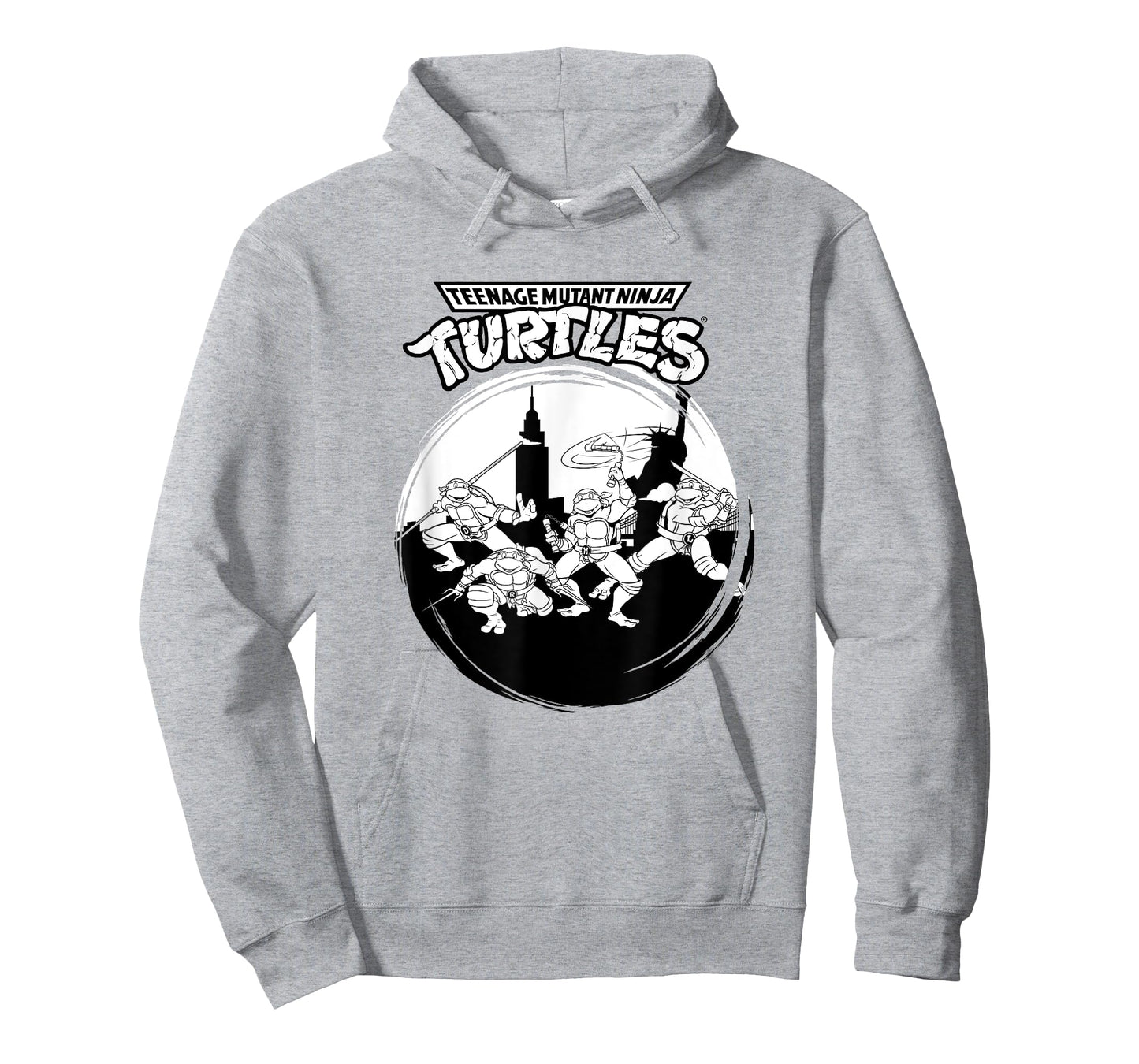 Mademark x Teenage Mutant Ninja Turtles - Original Teenage Mutant Ninja Turtles Black White New York T-Shirt