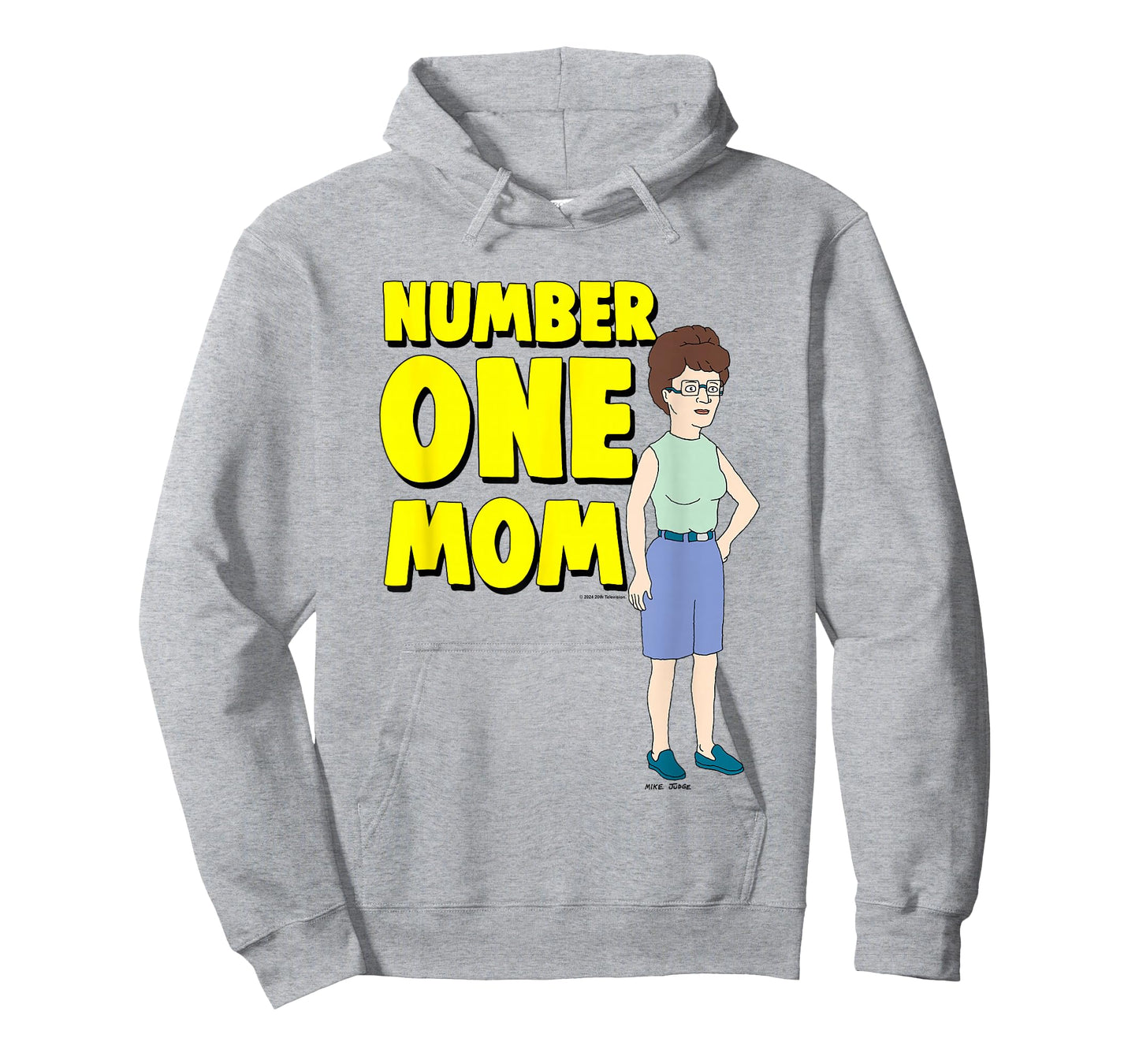 King of The Hill Mother's Day Number One Mom Peggy Big Logo T-Shirt
