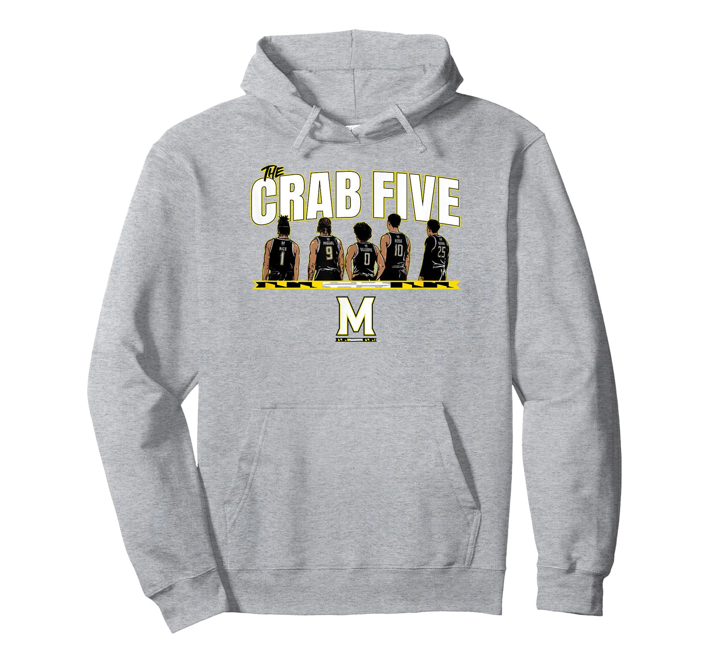 Crab Five Lineup - Maryland Basketball T-Shirt