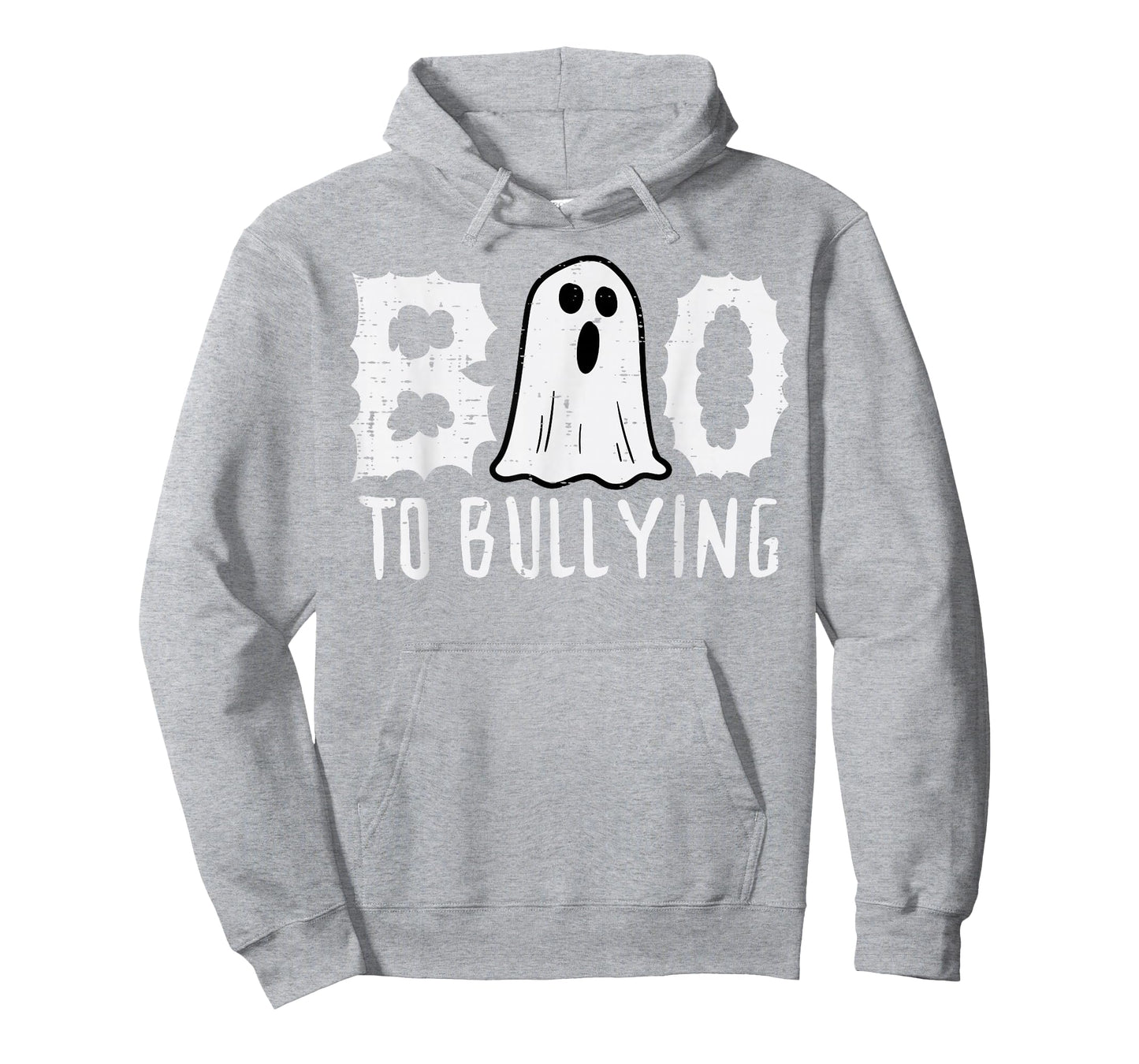 Boo To Bullying Ghost Cute Unity Day Orange Halloween Kids T-Shirt