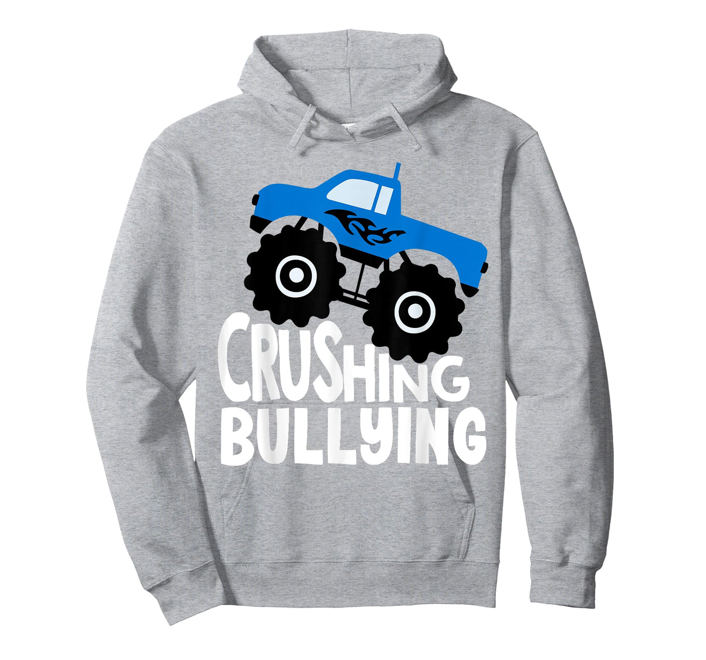 Crushing Bullying Monster Truck Kids Unity Day Orange 2023 T-Shirt