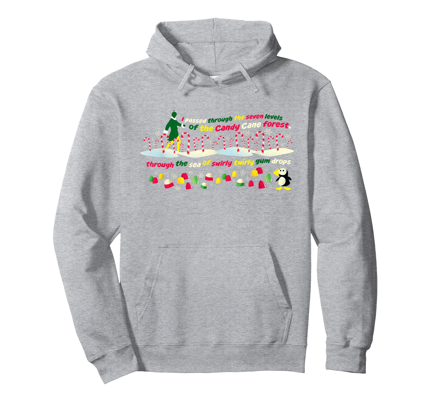 Elf Movie Candy Cane Forest T-Shirt