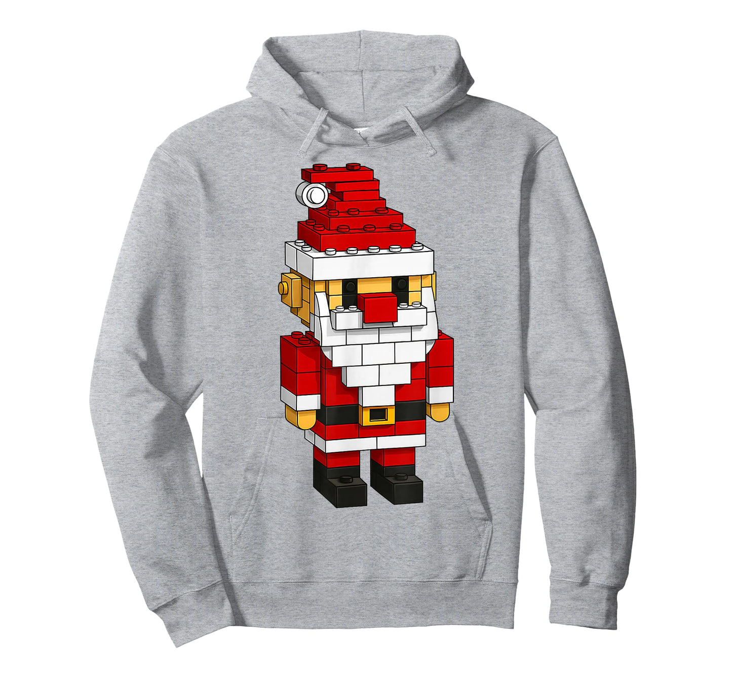 Santa Building Block Master Builders Merry Christmas Kids T-Shirt