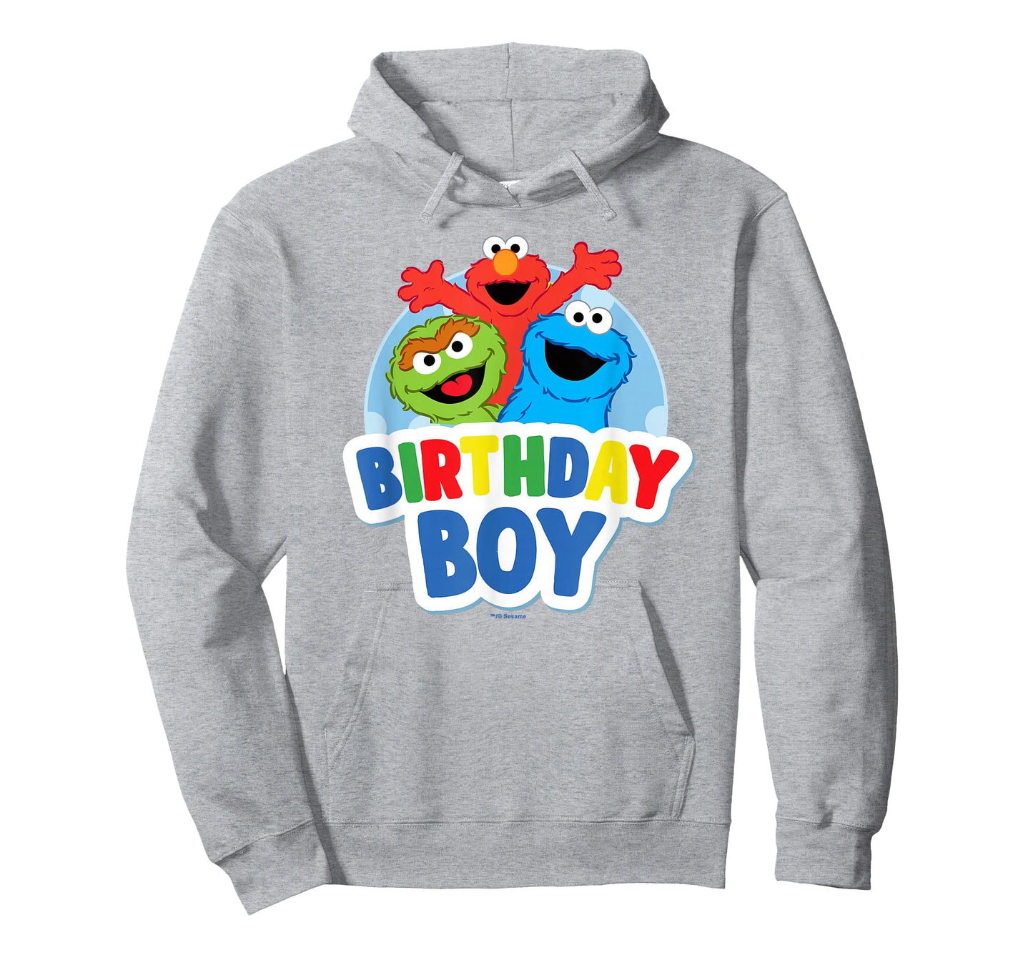 Sesame Street Elmo Oscar Cookie Monster Birthday Boy T-Shirt