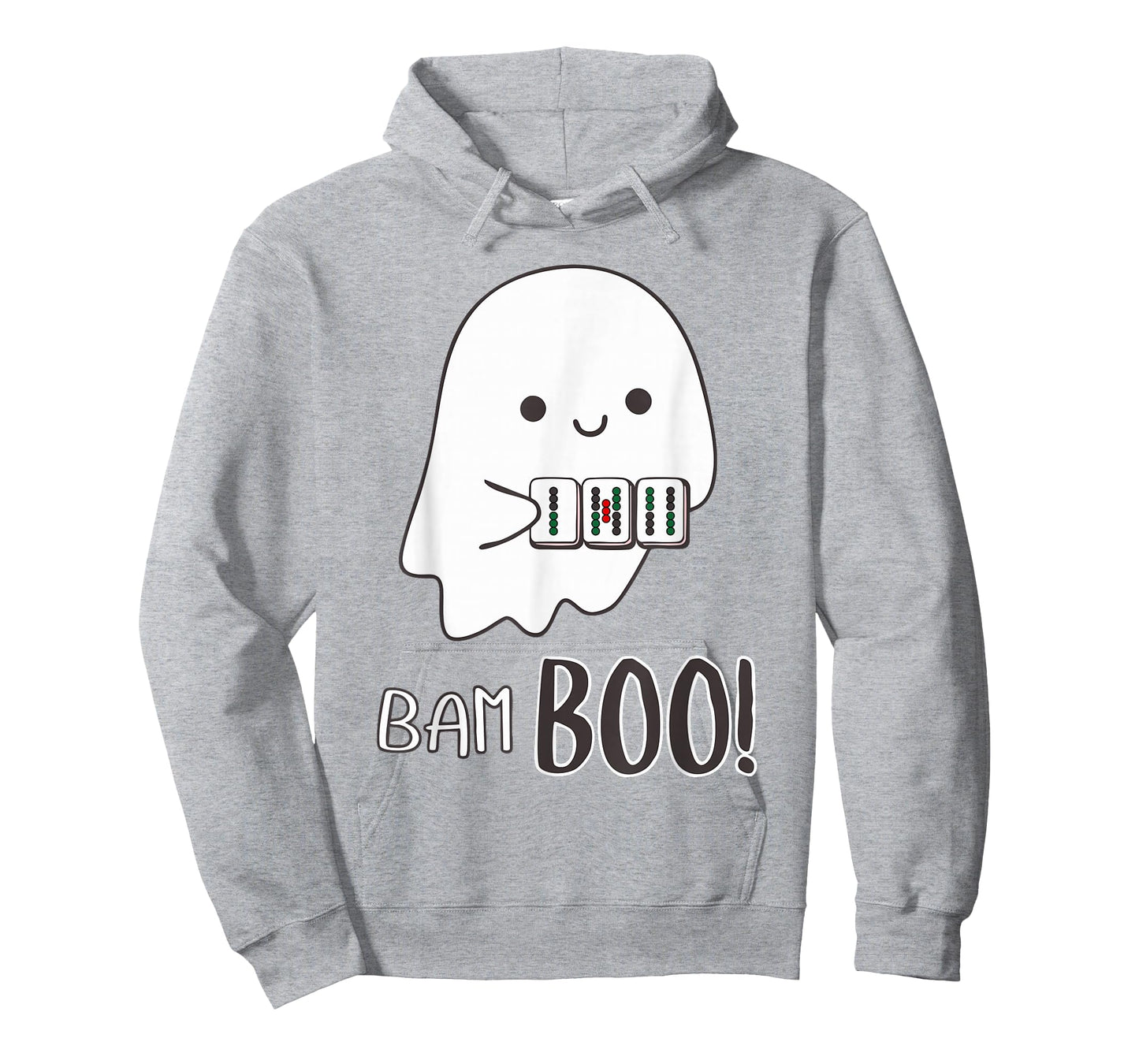 Halloween Ghost Playing Mahjong Spooky Bam Boo Funny Costume T-Shirt