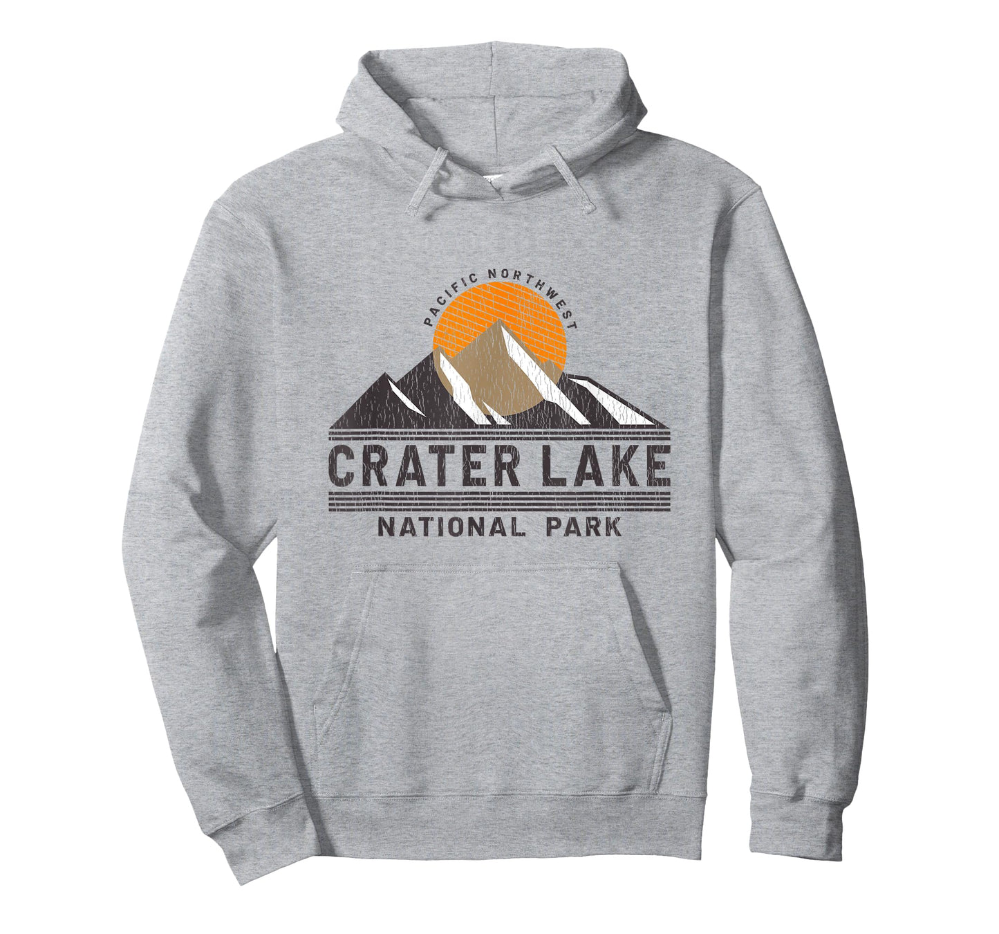 Retro Crater Lake National Park - Pacific Northwest Souvenir T-Shirt