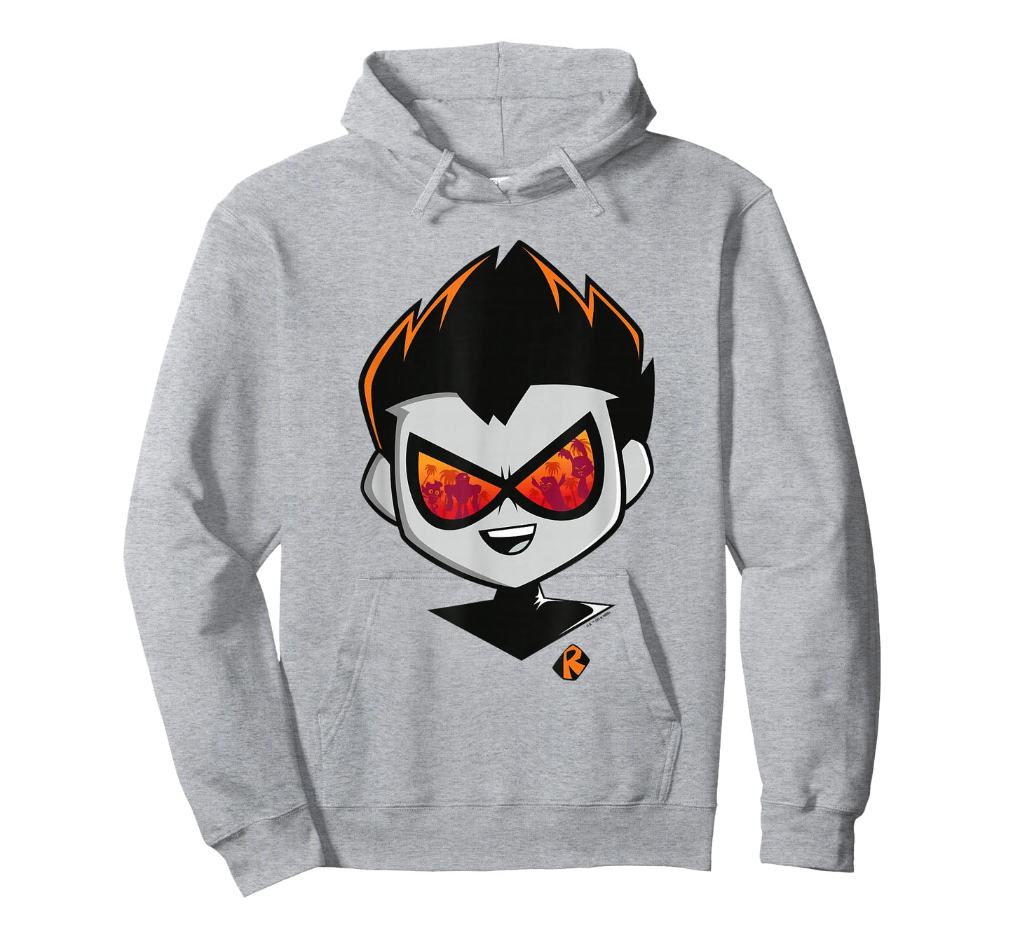 Teen Titans Go! To The Movies Retro Robin Hollywood Big Face T-Shirt