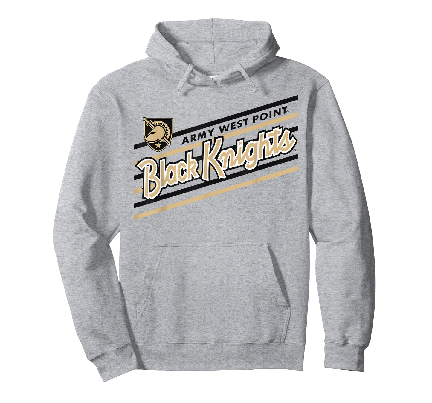 Army Black Knights Retro Performer Gray Officially Licensed T-Shirt