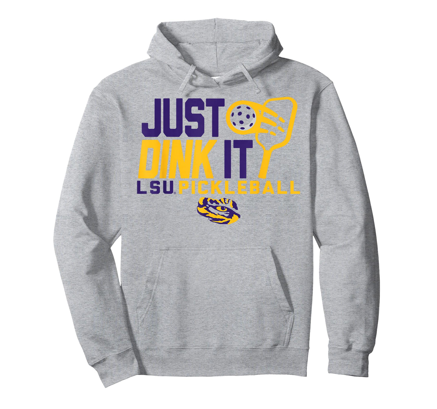 LSU Tigers Pickleball Dink White Officially Licensed T-Shirt