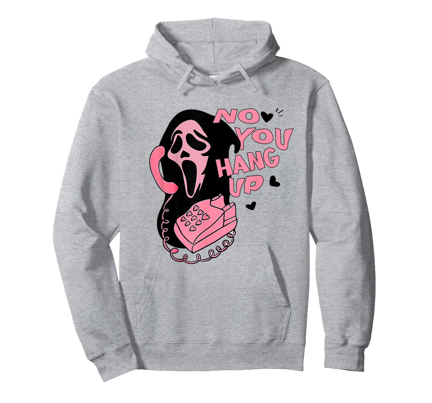 No You Hang Up Ghost Halloween Valentine Spooky Season Funny T-Shirt