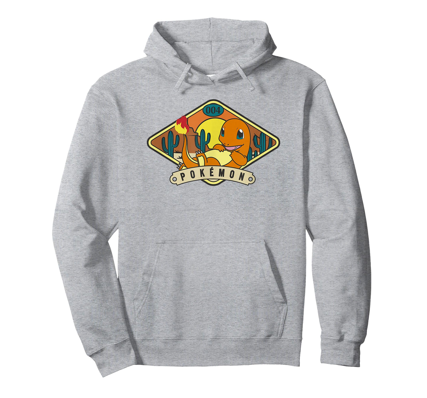 Pokémon 004 Charmander Outdoor Adventure Desert Park Badge T-Shirt