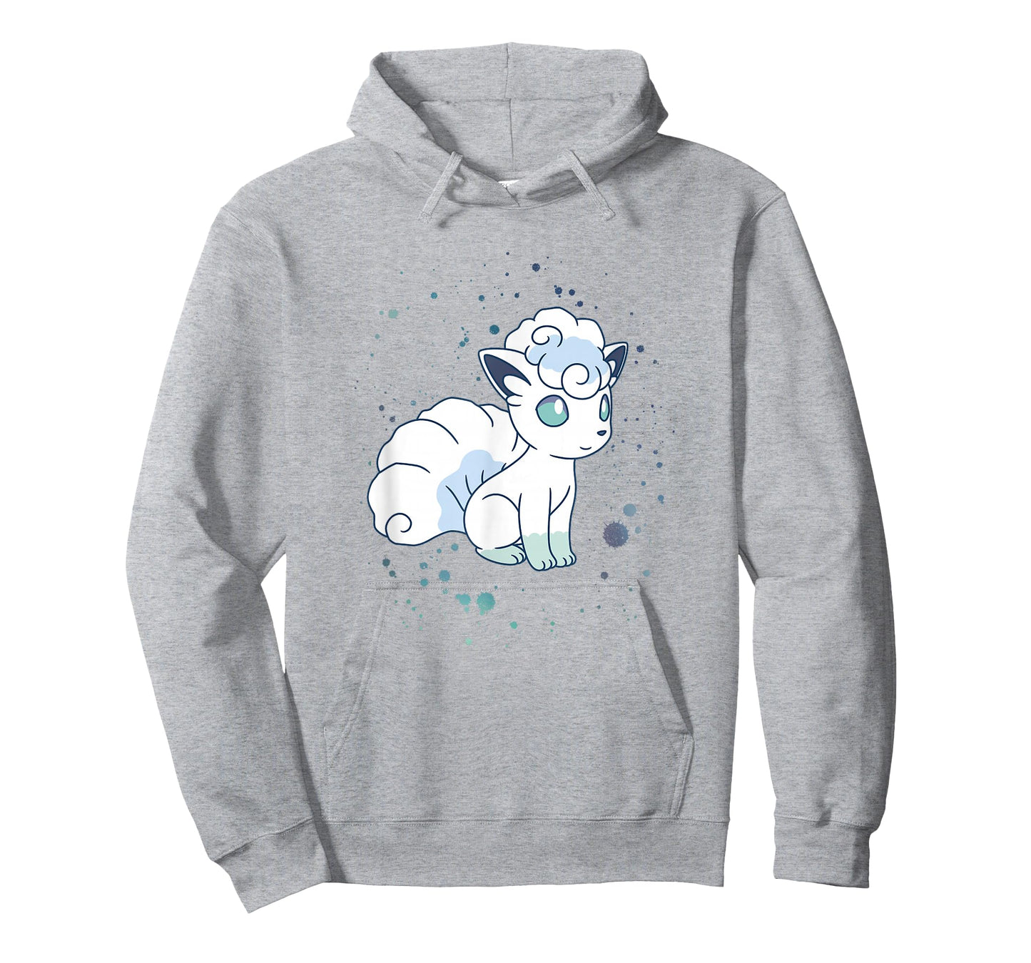 Pokémon Alolan Vulpix Winter Watercolor Portrait T-Shirt