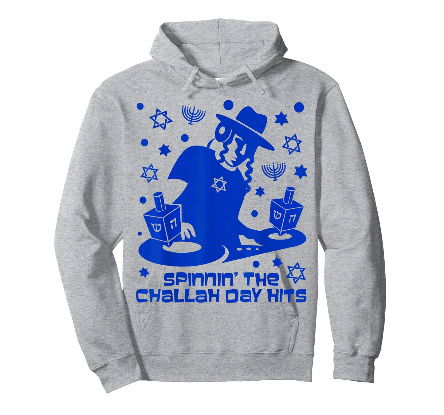 Funny Hanukkah Dreidel DJ Gift Mens Challah Day Hits T-Shirt