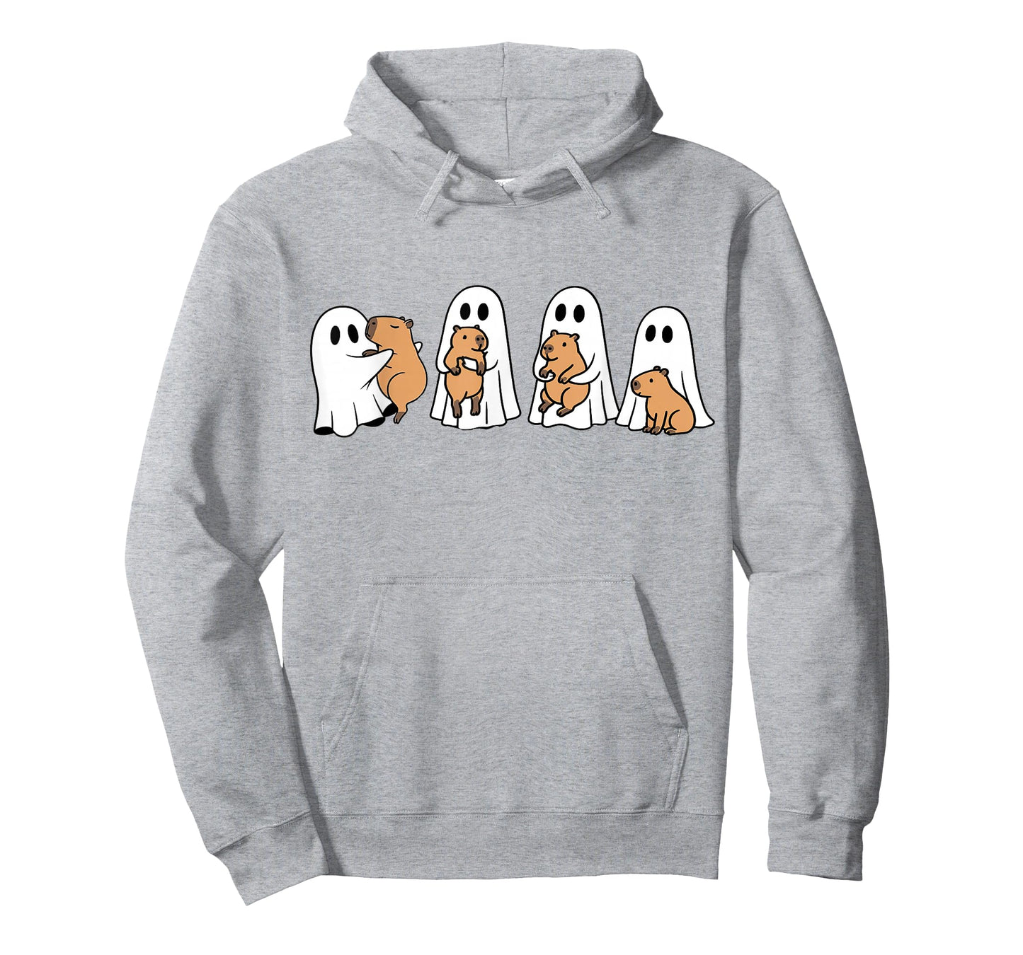 Ghost Halloween Capybara Lovers Spooky Season Fall Capy T-Shirt