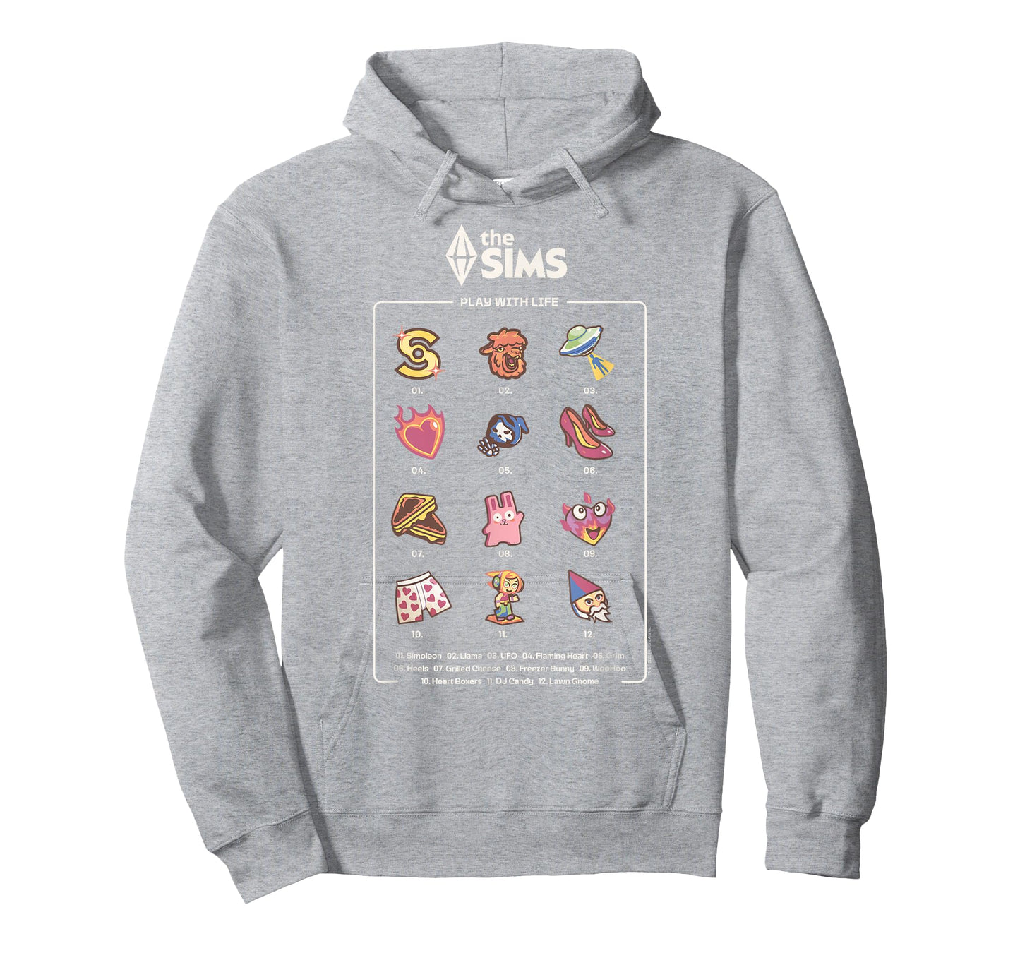The Sims Icons List Funny Video Game T-Shirt