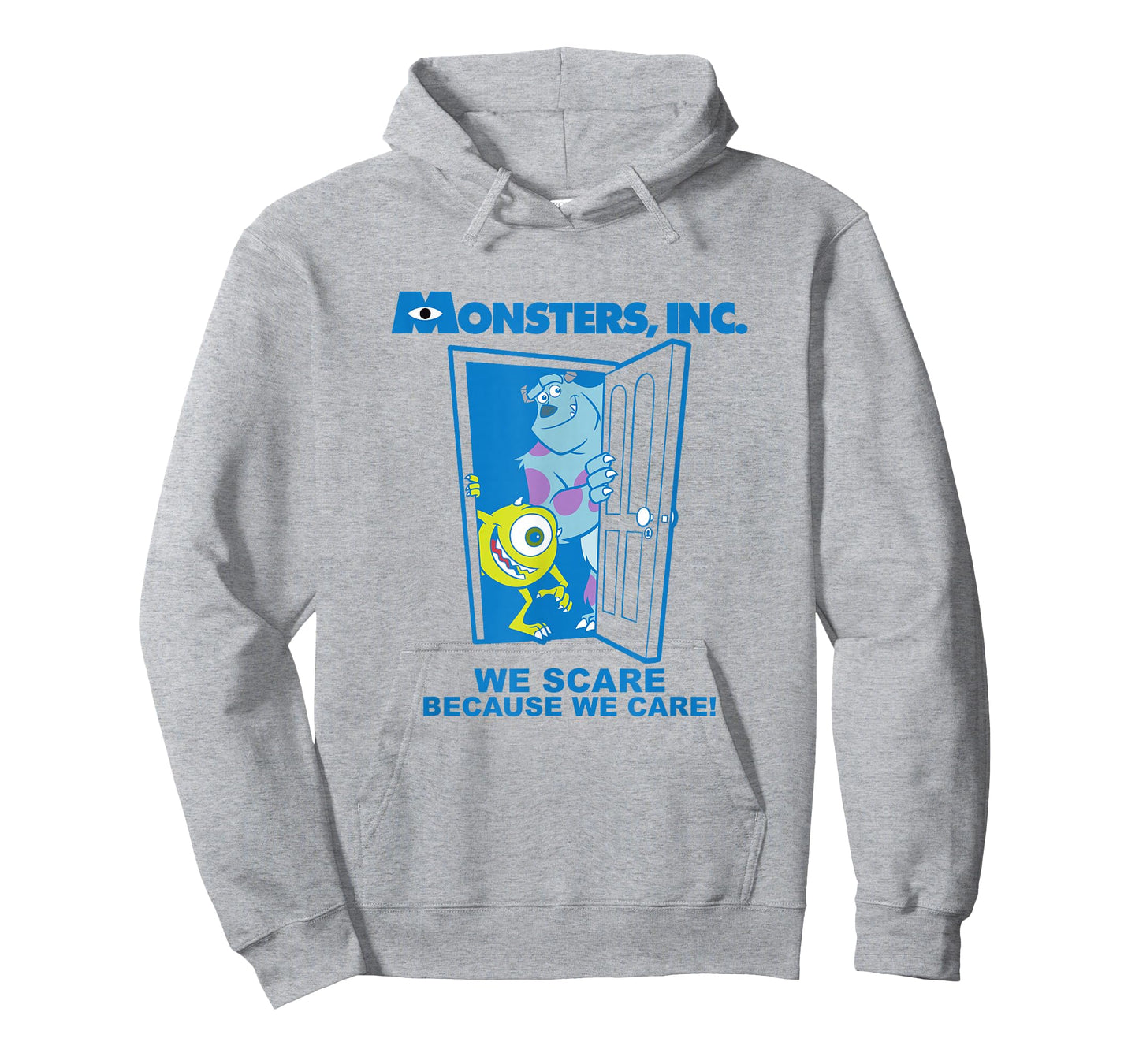 Disney Pixar Monsters, Inc. We Scare Because We Care Poster T-Shirt