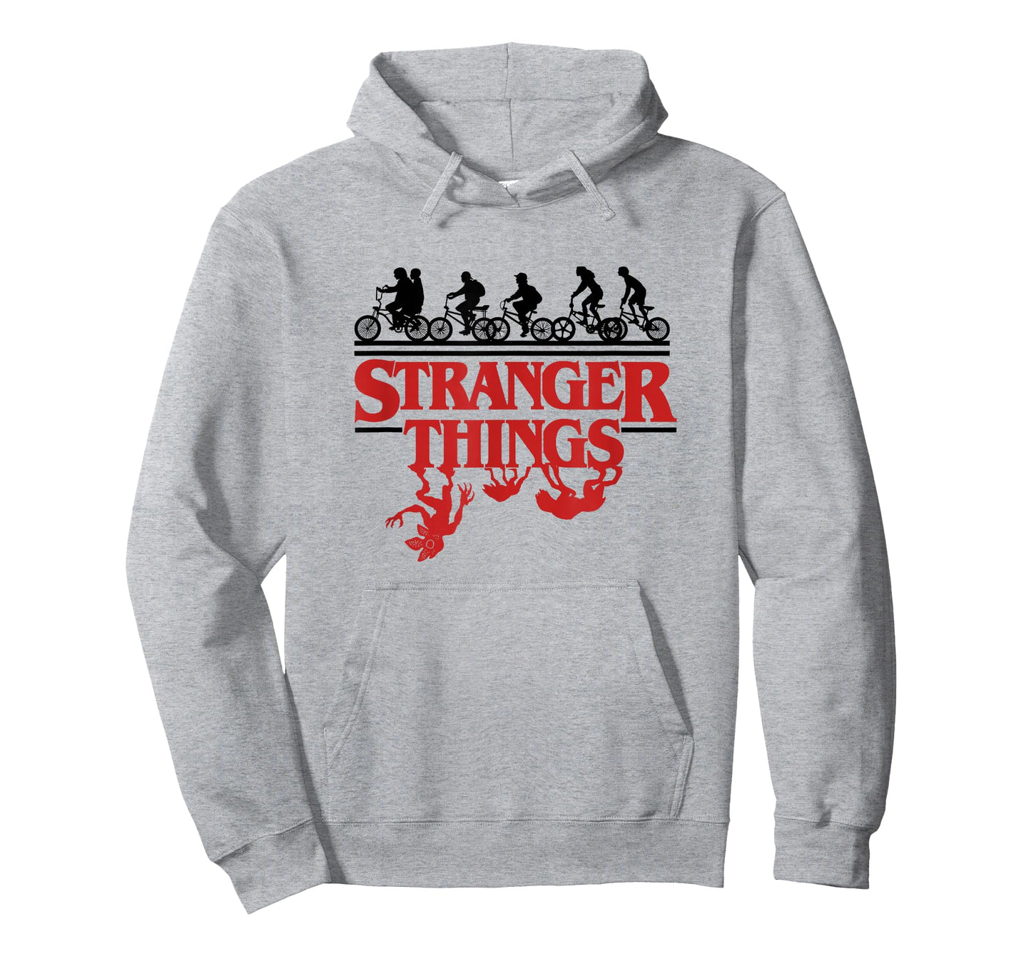 Stranger Things Kids Riding Bikes Hunted By Monsters T-Shirt