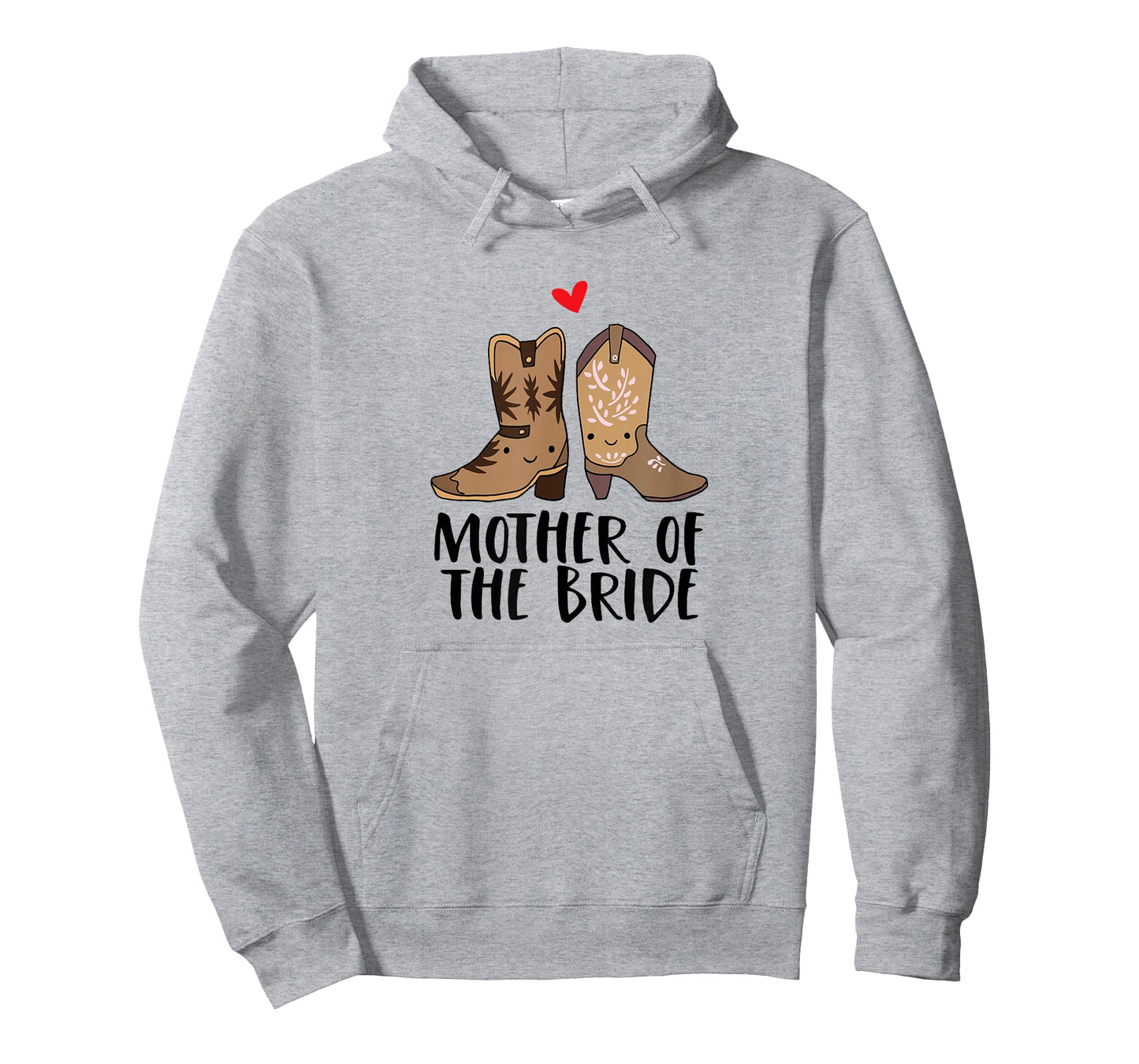 Cowboy Boots and Cowgirl Boots Mother of the Bride T-Shirt T-Shirt