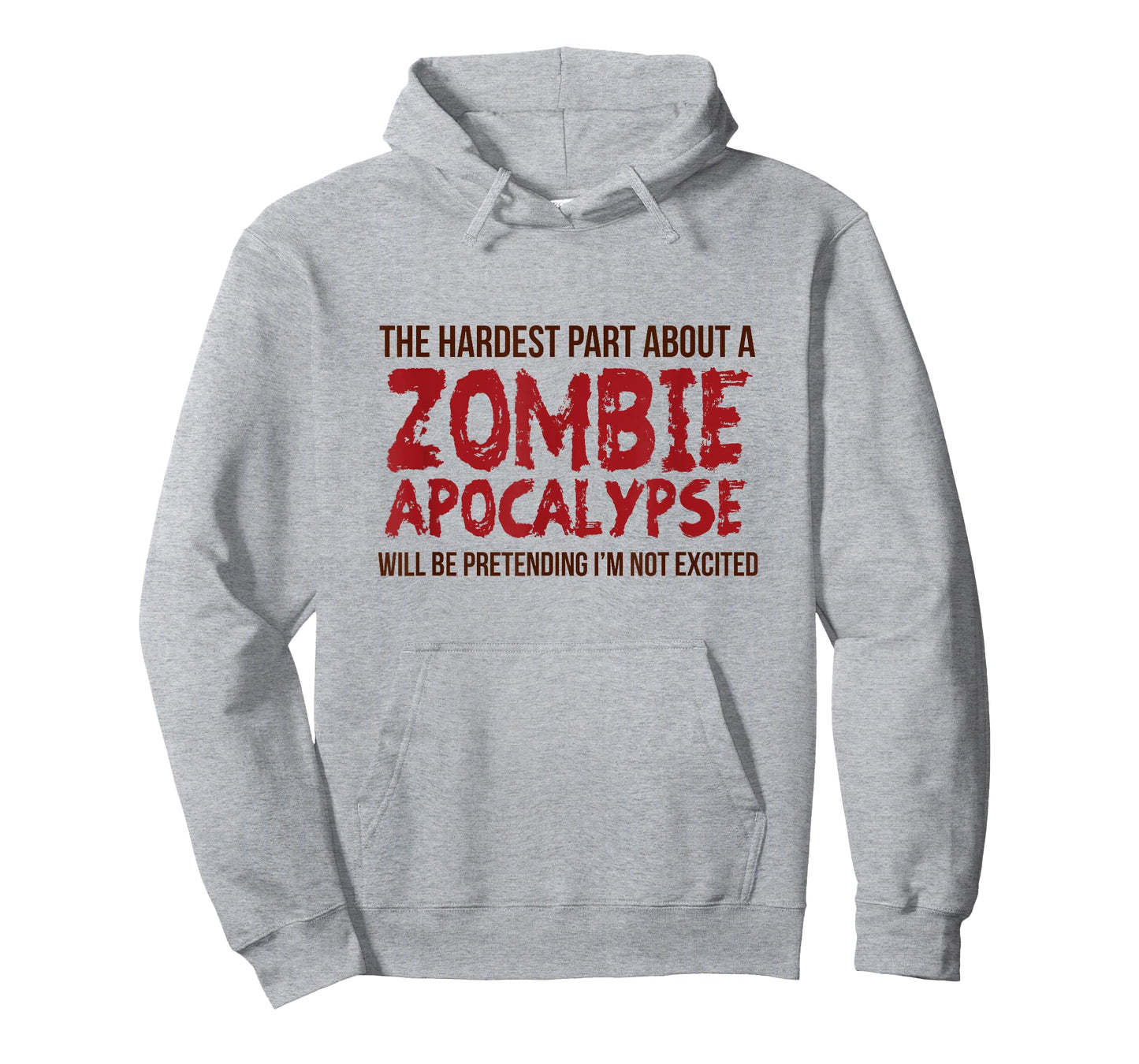 Funny Zombie Gift Shirt Apocalypse Tshirt Mens Women Adult T-Shirt