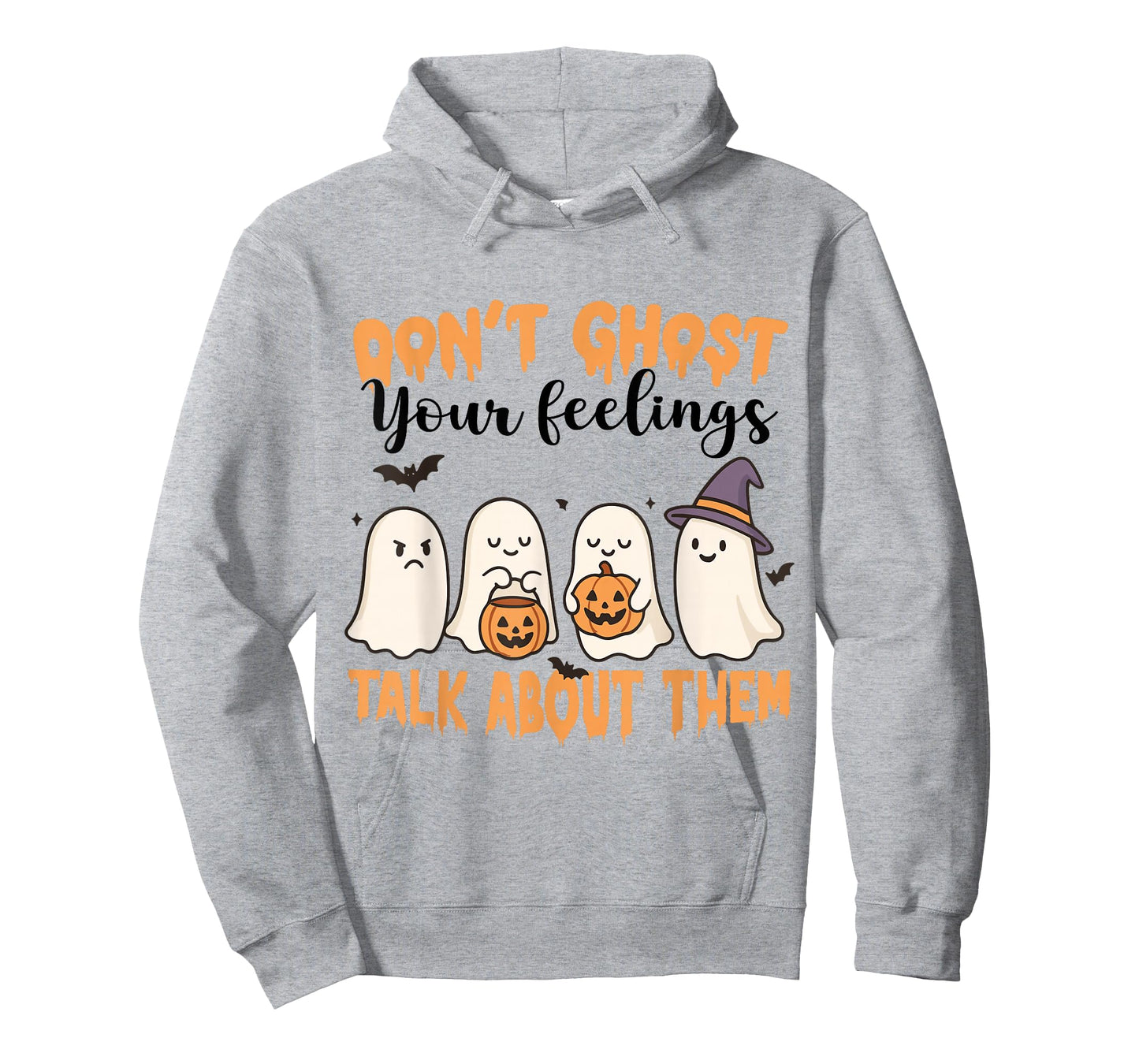 Don't Ghost Your Feelings Mental Health Awareness Halloween T-Shirt