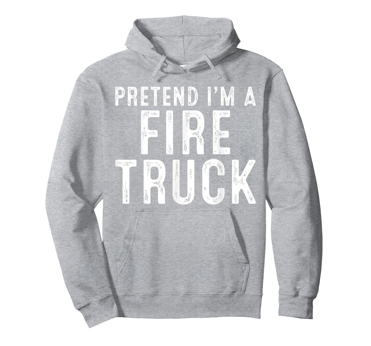 Pretend I'm A Fire Truck Family Lazy Easy Halloween Costume T-Shirt