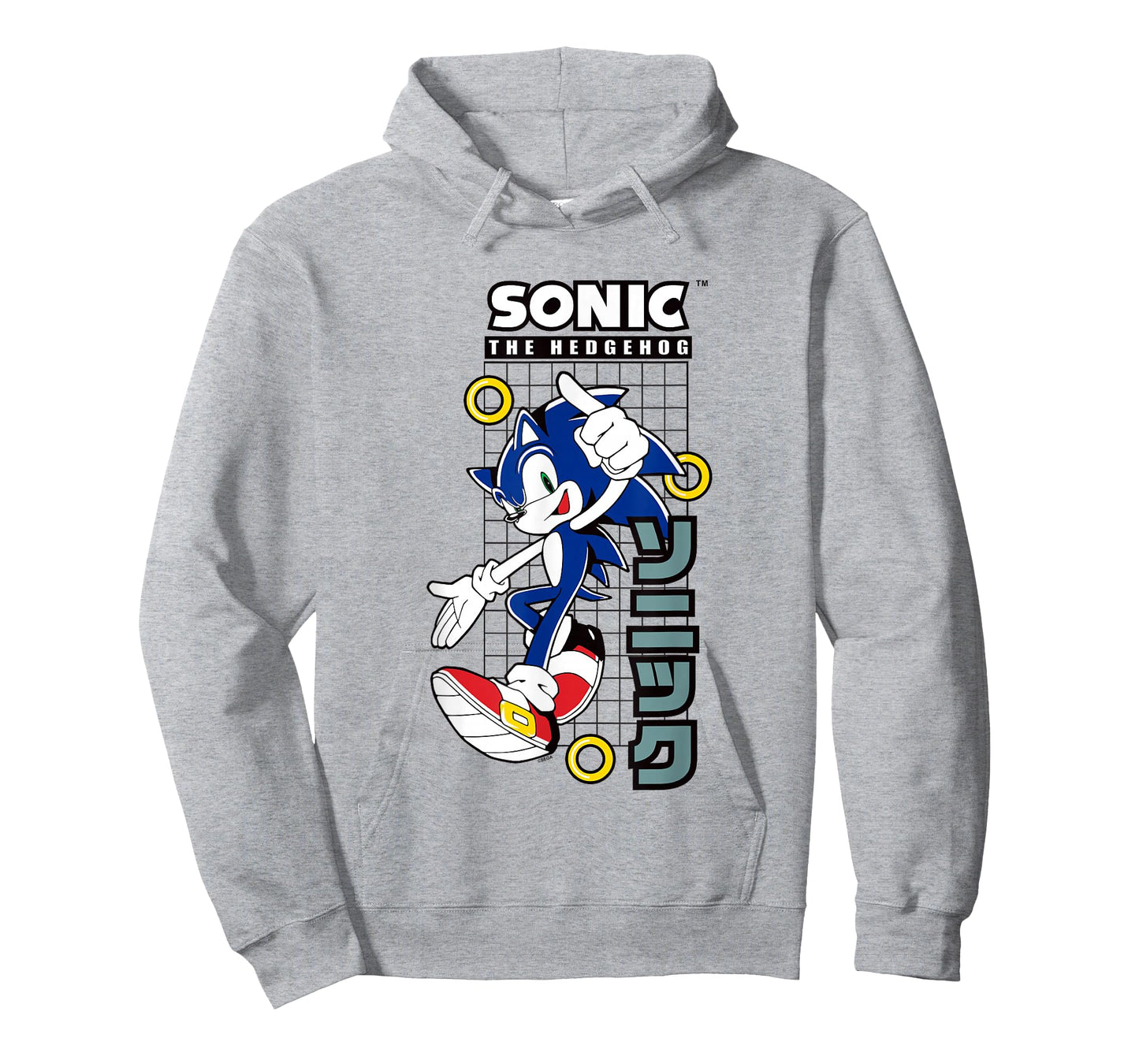 Sonic The Hedgehog Vintage Kanji Action Poster T-Shirt