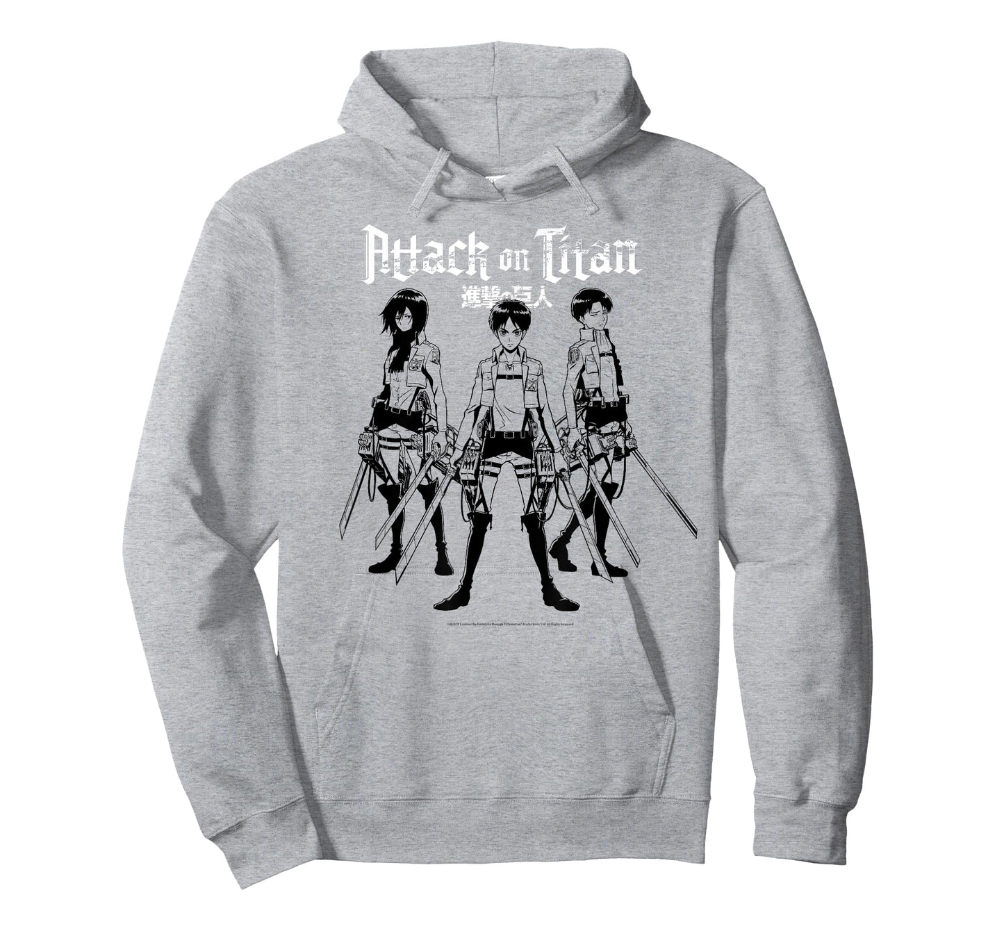 Attack on Titan Training Corps Trio Linear Anime T-Shirt