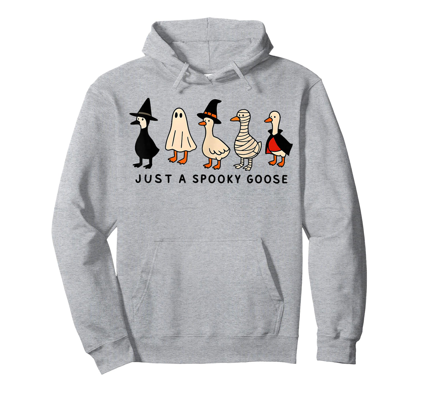 Just A Spooky Goose Halloween Silly Goose Funny Halloween T-Shirt