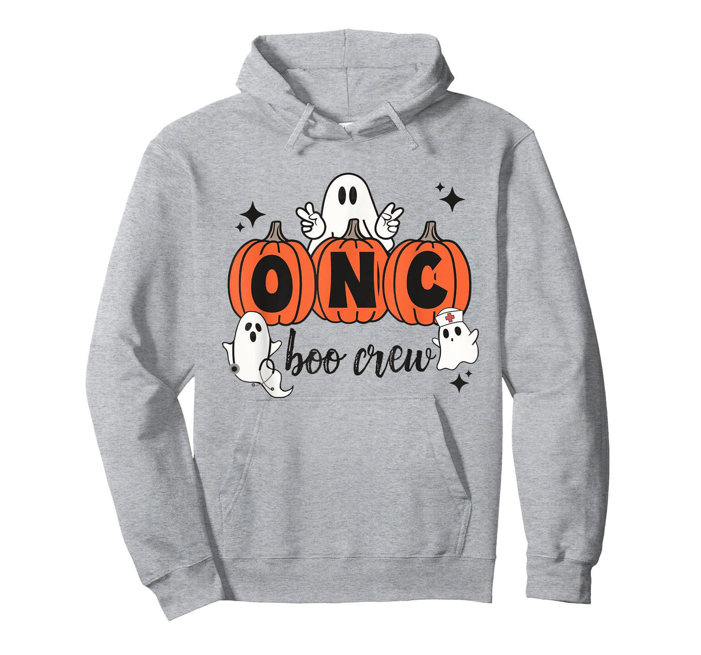 ONC Boo Crew Halloween Ghosts Pumpkin Spooky Oncology Crew T-Shirt