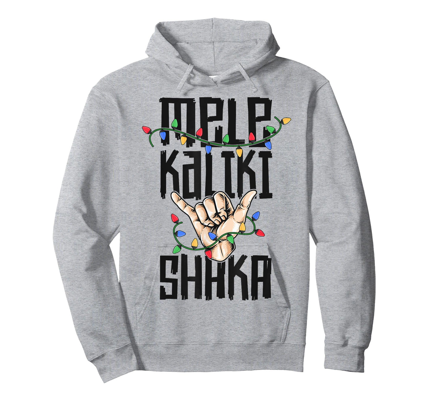 Mele Kalki Shaka Hawaiian Christmas shirt Kalikimaka Hawaii T-Shirt