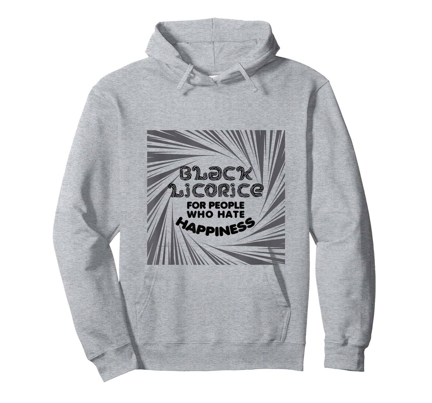 Black licorice for people who hate happiness gross red only T-Shirt