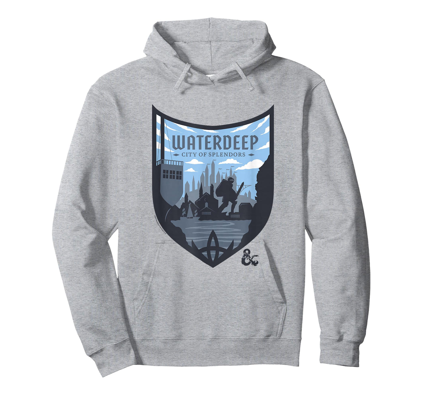 Dungeons & Dragons Waterdeep City Of Splendors Shield Logo T-Shirt