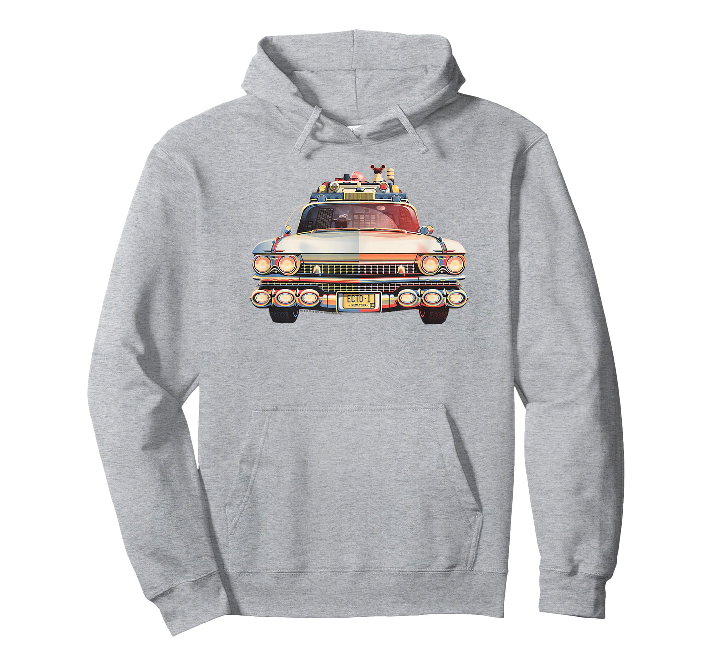 Ghostbusters Ecto-1 Poster Retro Funny Movie T-Shirt
