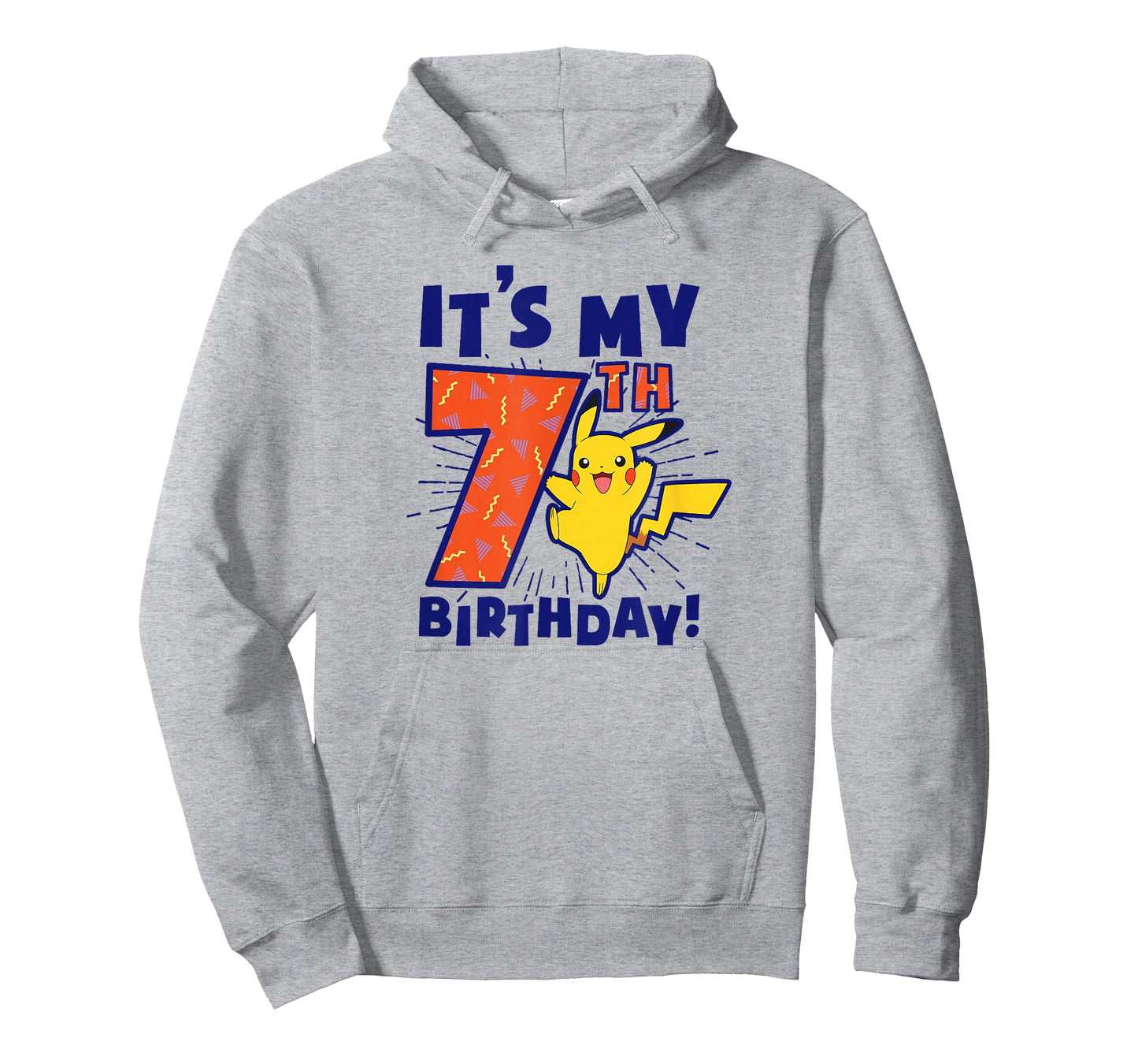 Pokémon Pikachu It's My 7th Birthday Awesome Celebration T-Shirt