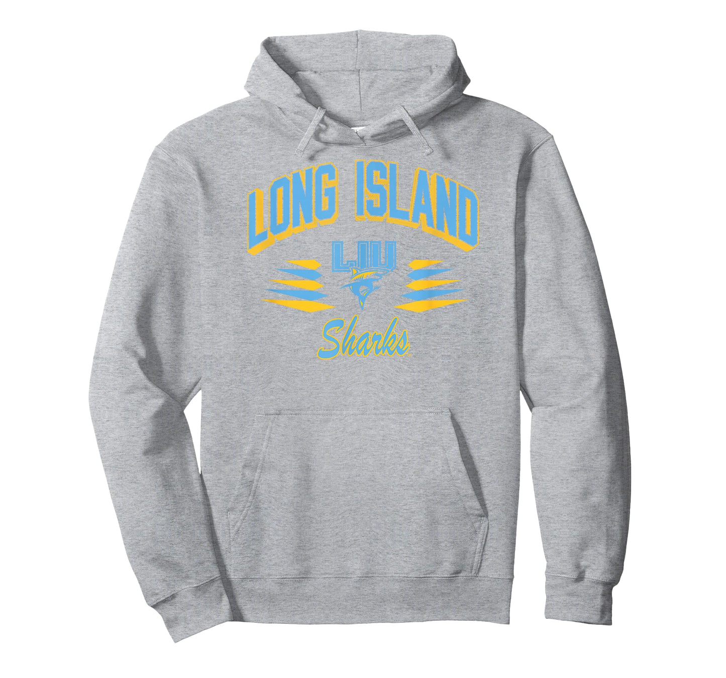 Long Island Sharks Retro Diamond White Officially Licensed T-Shirt