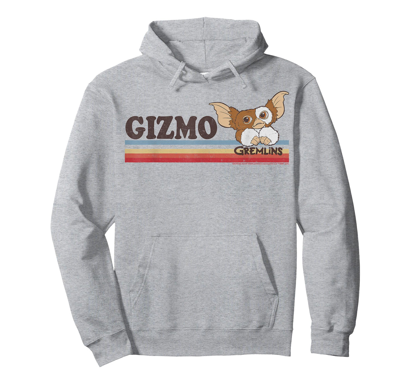 Gremlins Gizmo Retro Stripes T-Shirt Small