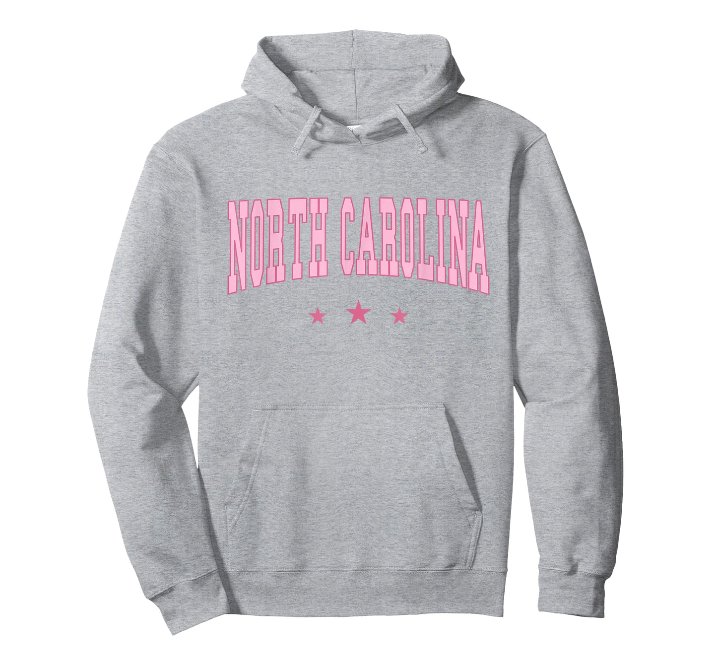 North Carolina - Varsity Pink - Throwback Design - Classic T-Shirt