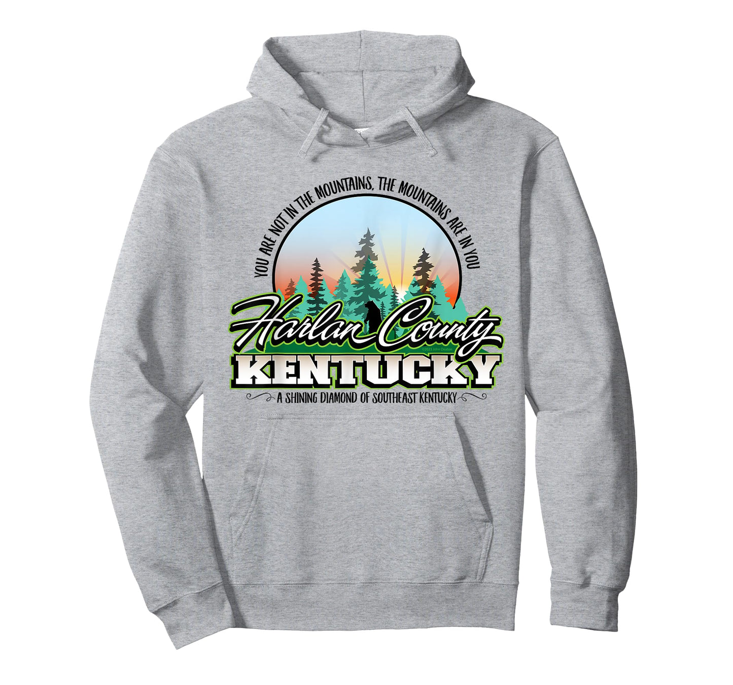 Harlan County Kentucky The Mountains Are In You Black Bear T-Shirt