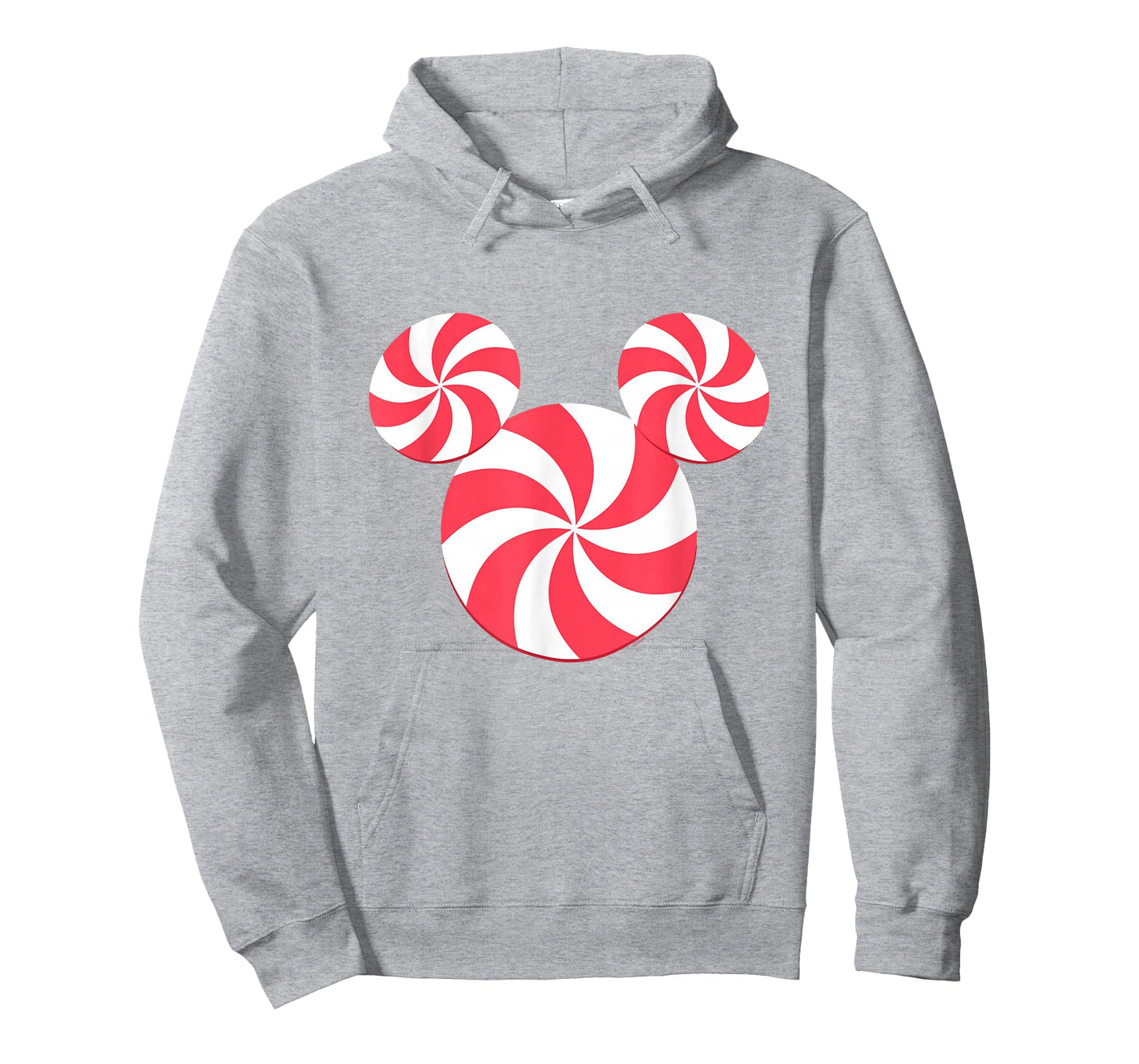 Disney Mickey Mouse Icon Christmas Peppermint Candy Holiday T-Shirt