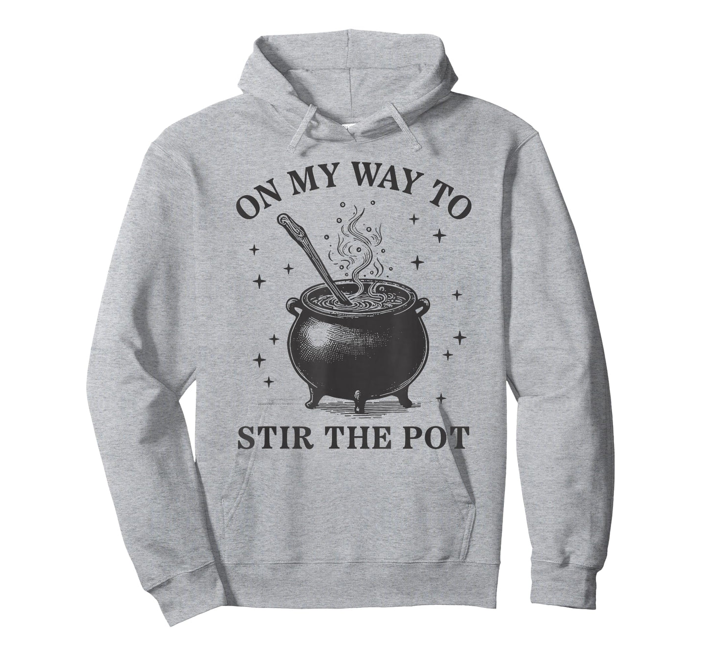 On My Way To Stir The Pot Witch Cauldron T-Shirt