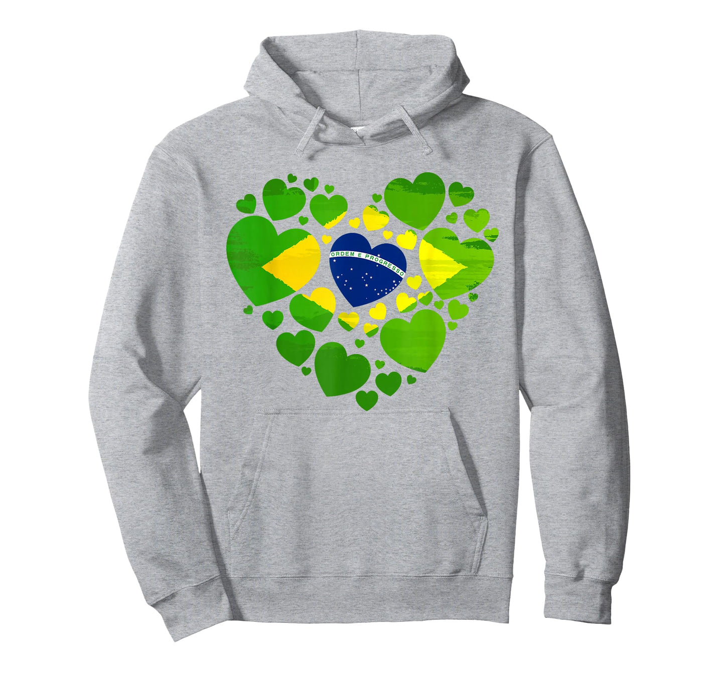 Brazilian Flag Heart Idea For Women & Brazil Flag Heritage T-Shirt