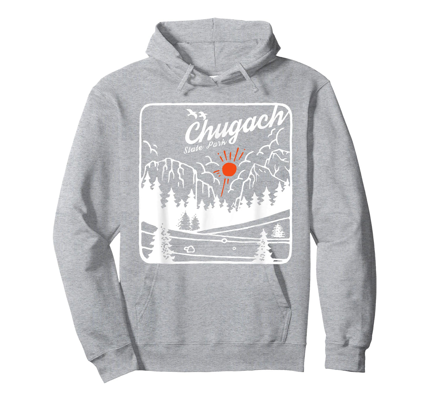 Chugach State Park Alaska Modern Cool AK T-Shirt