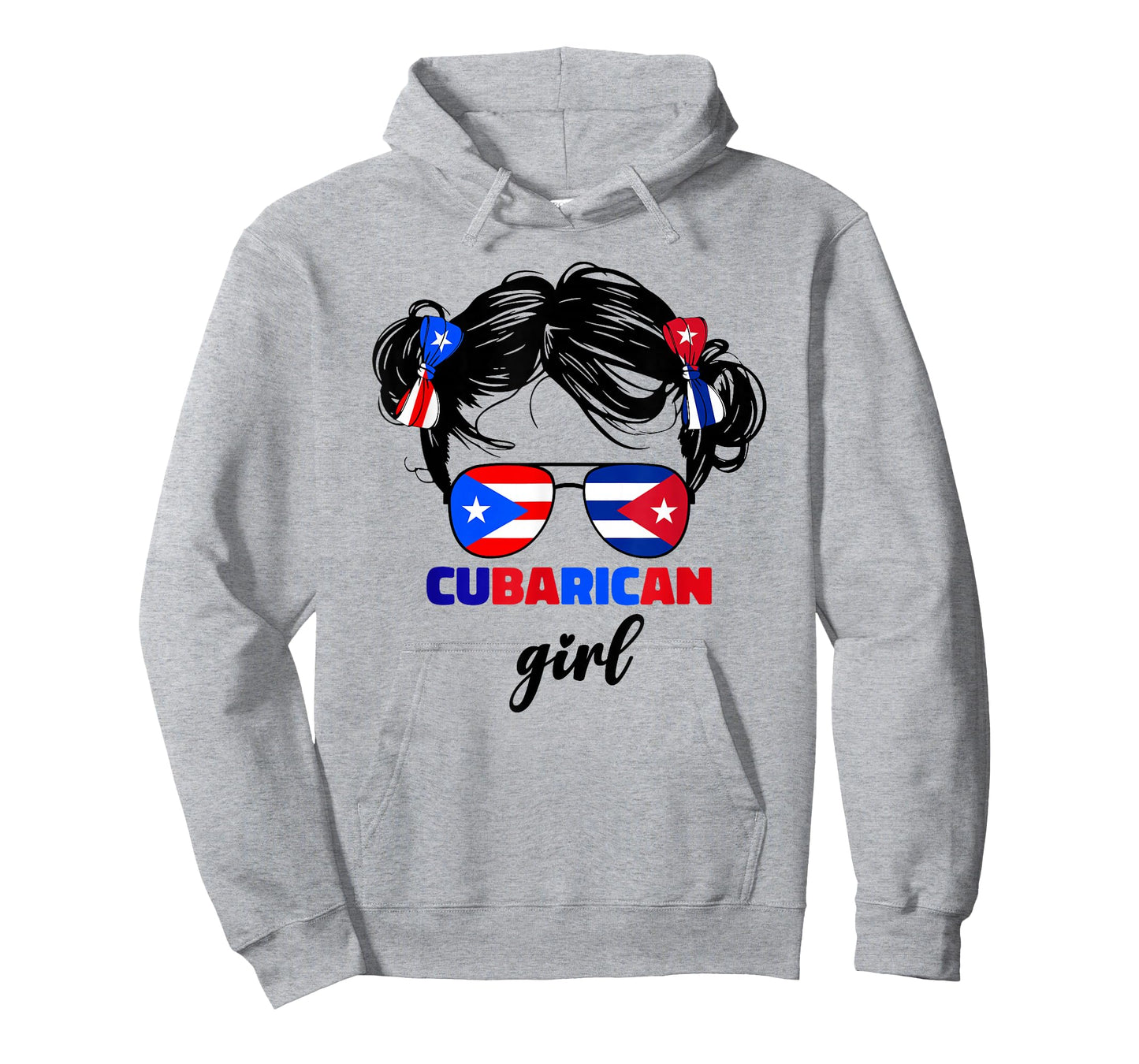 Half Cuban And Puerto Rican Rico Cuba Cubarican Kids Girl T-Shirt