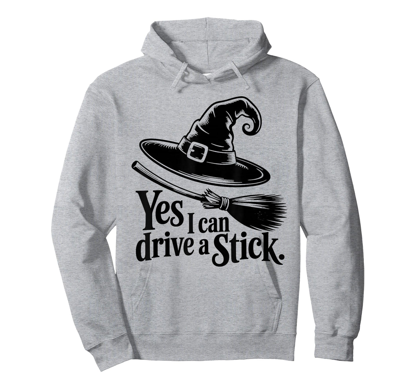 Yes, I Can Drive A Stick Halloween Costume Spooky Witch Cool T-Shirt