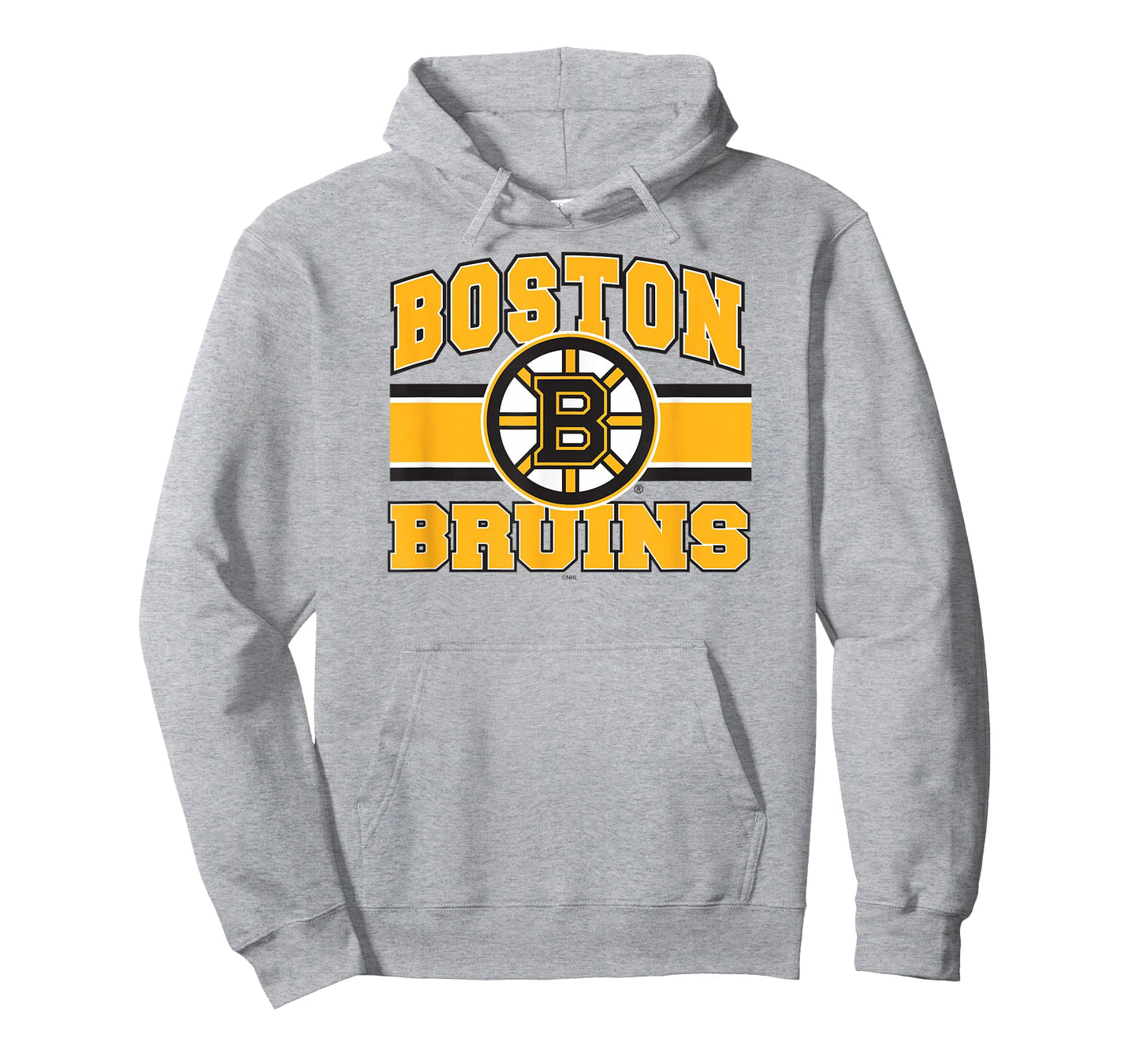 Boston Bruins Stripe Gray Officially Licensed T-Shirt