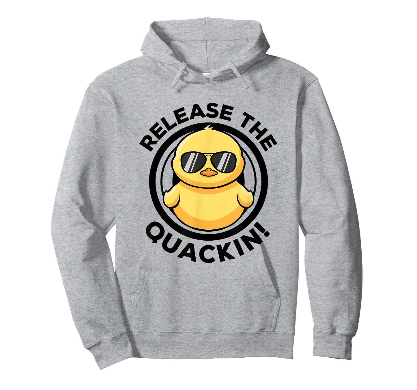 Release The Quackin I Love Duck Lovers Funny Yellow Duck T-Shirt